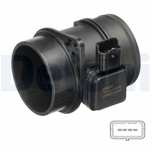 Delphi AF10631-12B1 - Snímač množstva pretekajúceho vzduchu -
