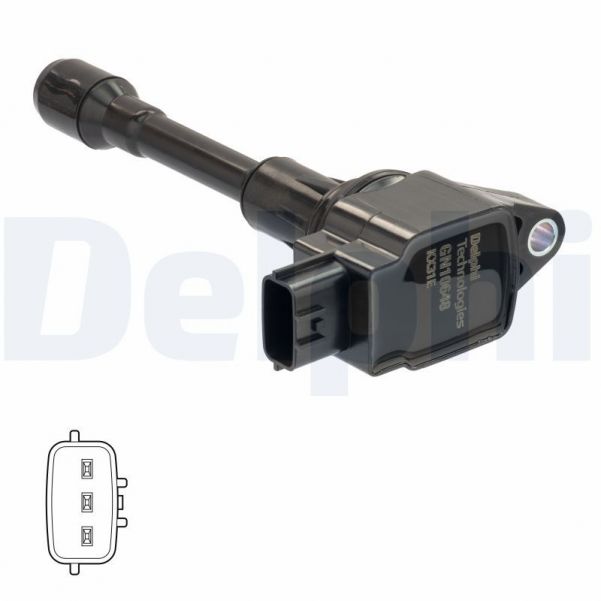 Delphi GN10648-12B1 - Zapaľovacia cievka -