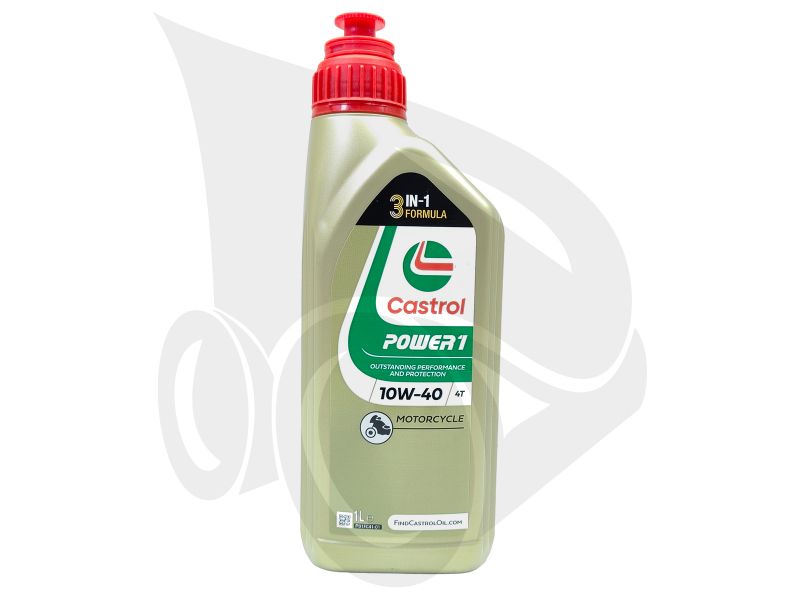 Castrol Power 1 4T 10W-40, 1L - Motorový olej 4T - 1L