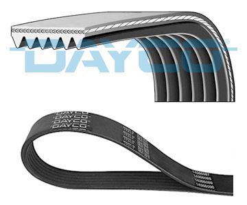 Dayco 6PK1452S - Klinový rebrovaný remeň -