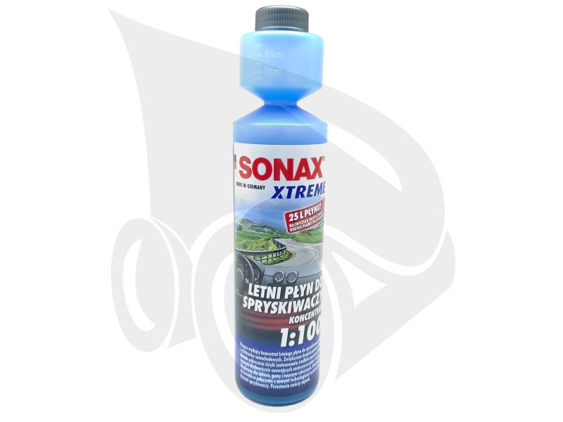Sonax Xtreme Scheiben Reiniger Konzentrat 1:100, 250ml - Letná kvapalina pre ostrekovače skiel - 250ml