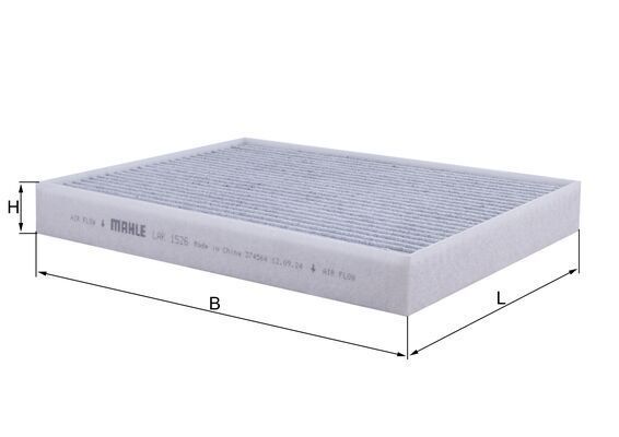 Knecht LAK 1526 - Peľový filter -