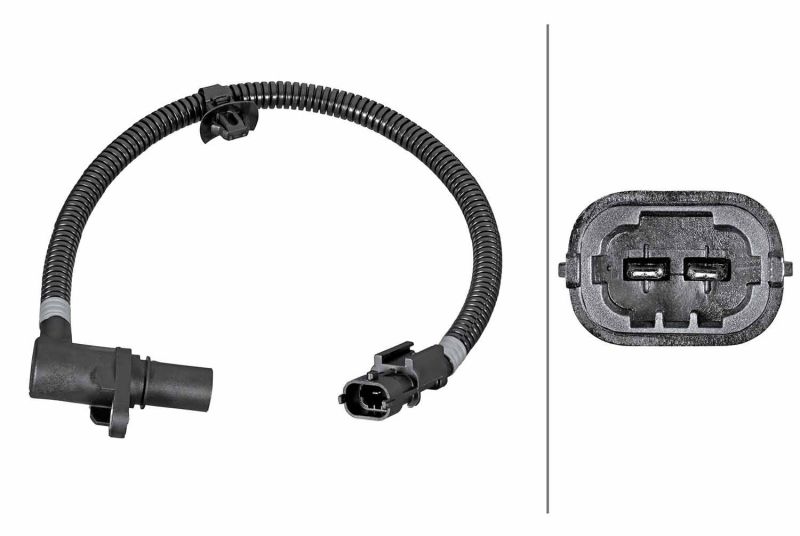 Hella 6PU 358 381-441 - Snímač generátor impulzov, kľukový hriadeľ -