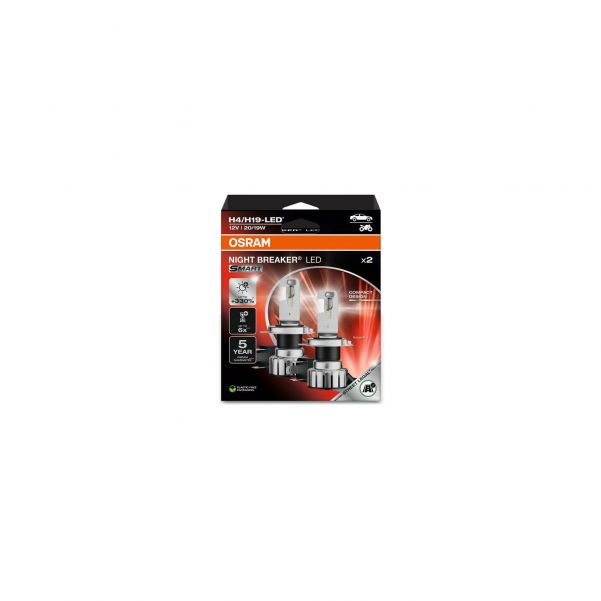 Osram 64193DWNBSM Night Breaker LED Smart H4/H19, 2ks - Žiarovka dialkového svetlometu - Osram 64193DWNBSM Night Breaker LED Smart H4/H19, 2ks - Žiarovka dialkového svetlometu -