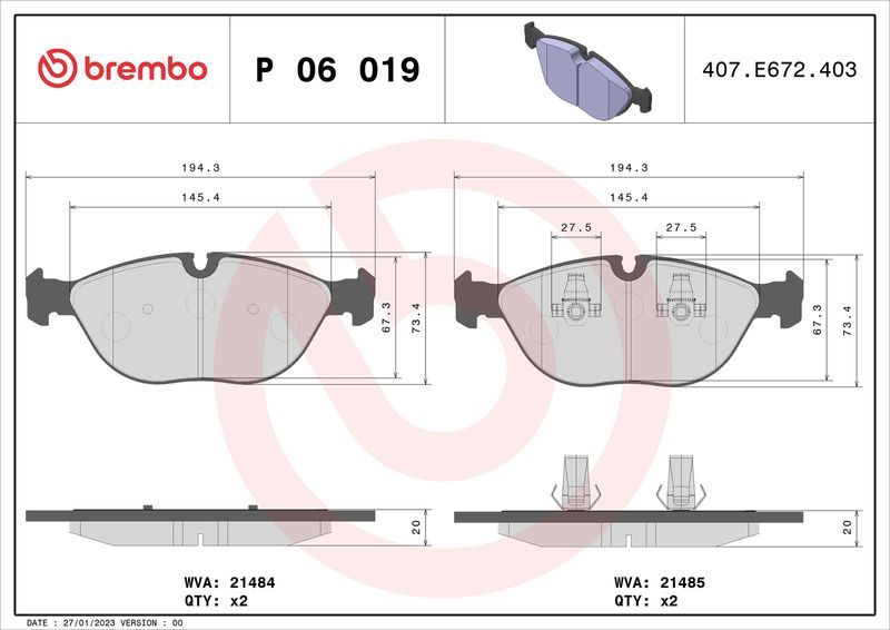 Brembo P06019