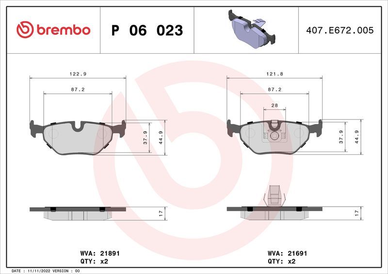 Brembo P06023