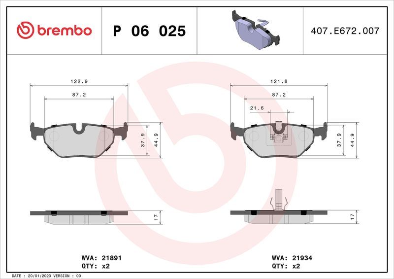 Brembo P06025