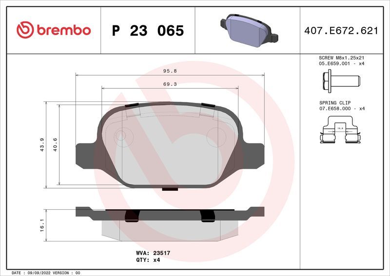 Brembo P23065