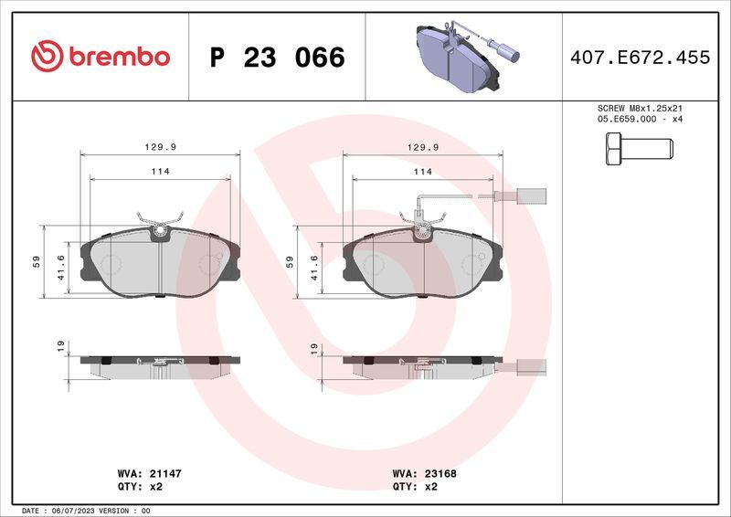 Brembo P23066