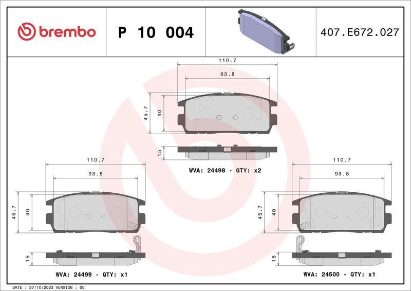 Brembo P10004