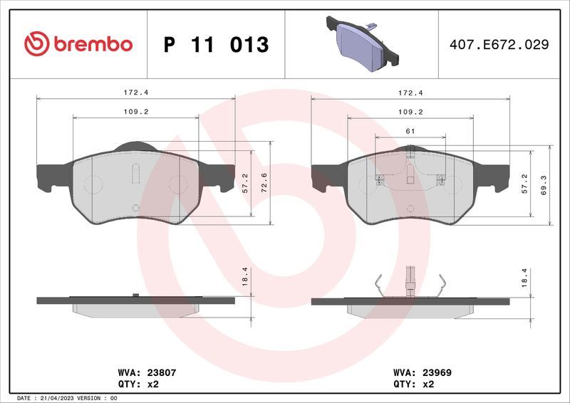 Brembo P11013