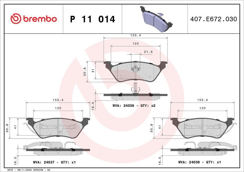 Brembo P11014