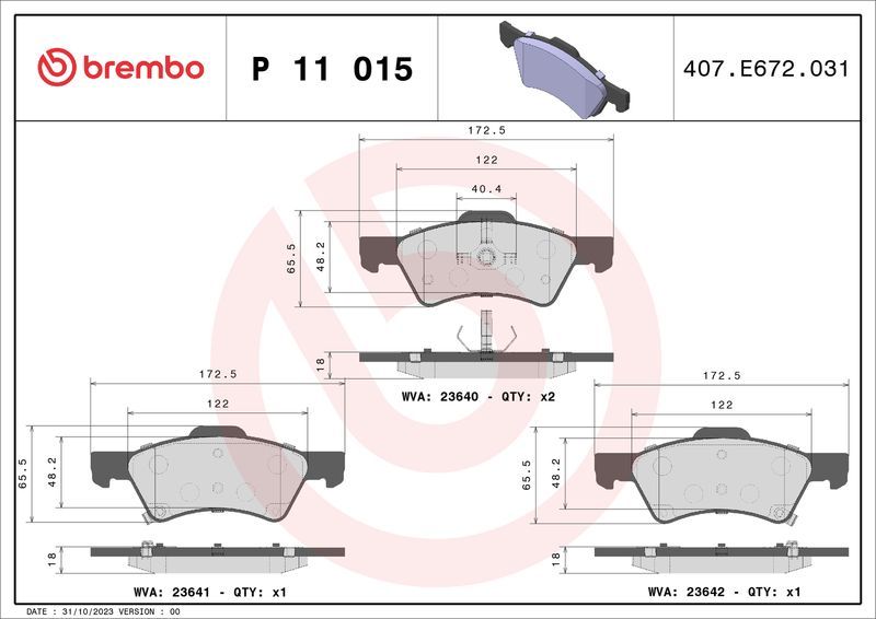 Brembo P11015