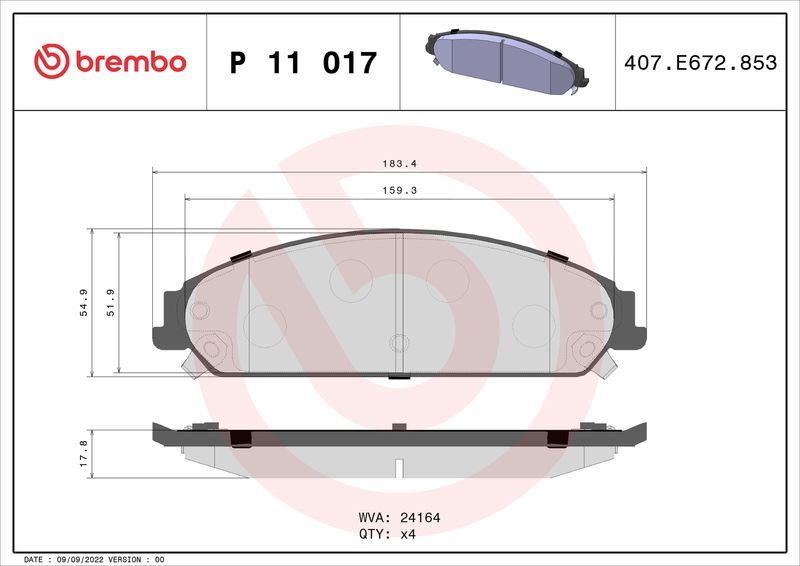 Brembo P11017