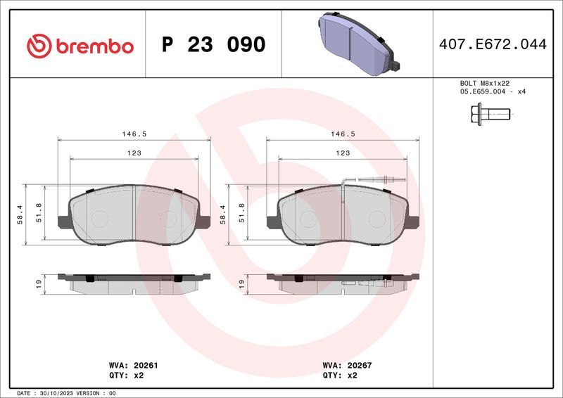 Brembo P23090