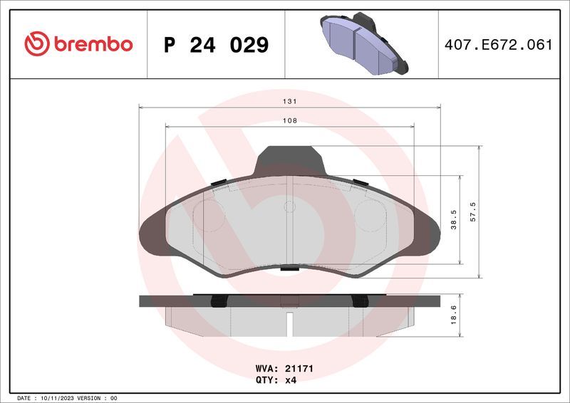 Brembo P24029