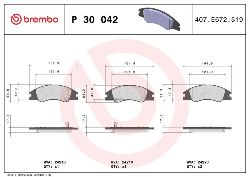 Brembo P30042