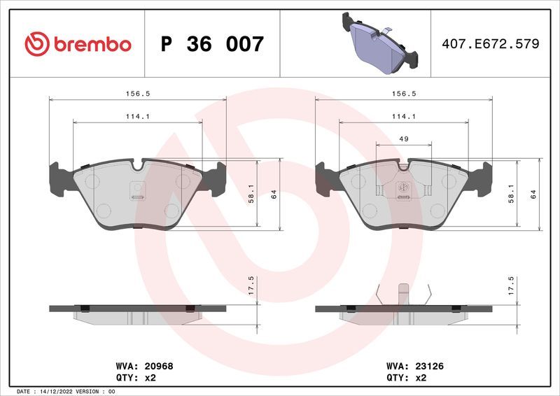 Brembo P36007