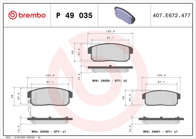 Brembo P49035