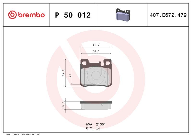 Brembo P50012