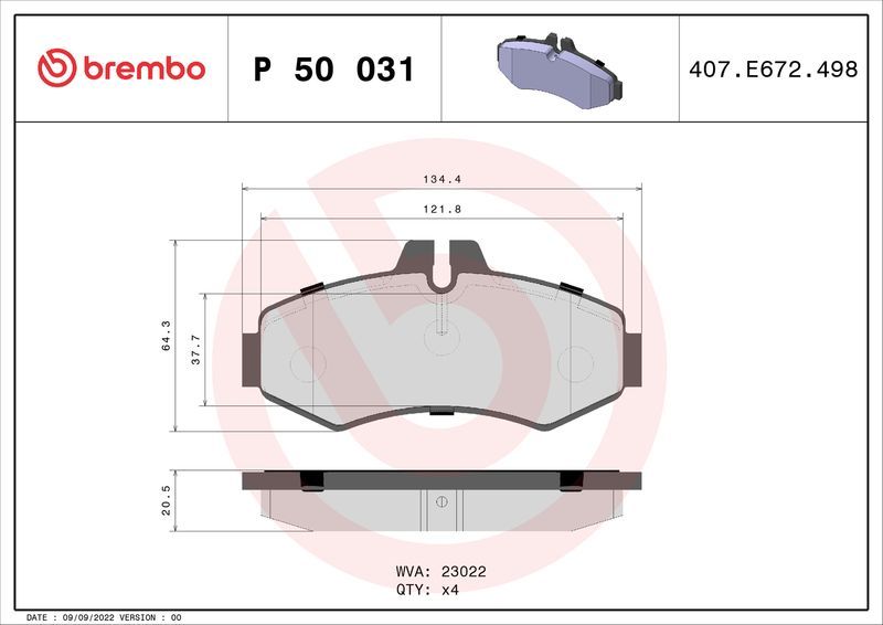 Brembo P50031