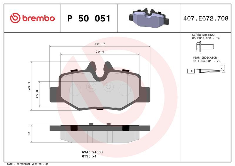 Brembo P50051