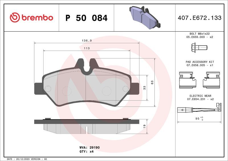 Brembo P50084