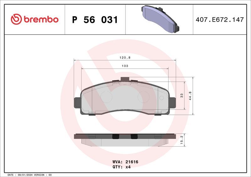 Brembo P56031