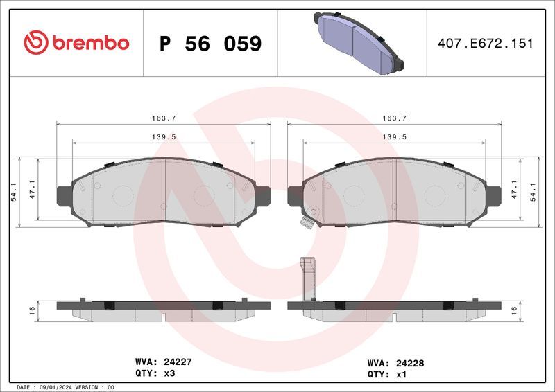 Brembo P56059