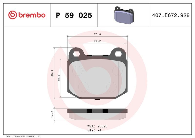 Brembo P59025