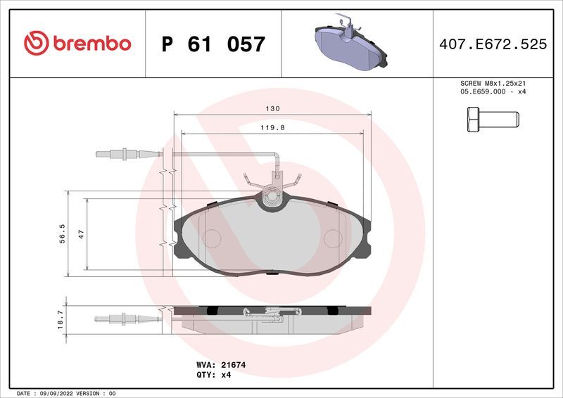 Brembo P61057