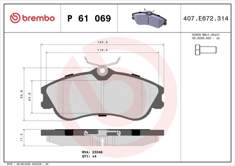 Brembo P61069