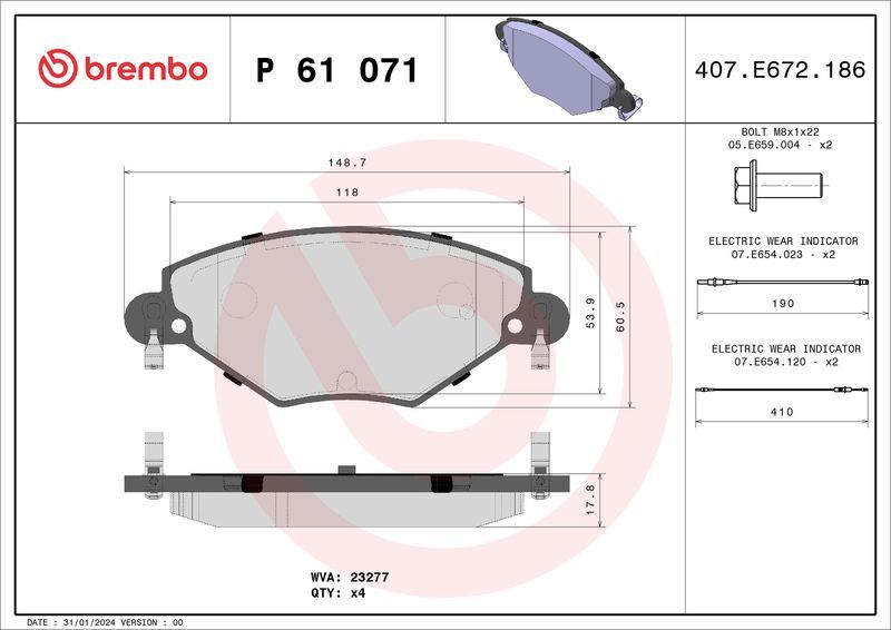 Brembo P61071