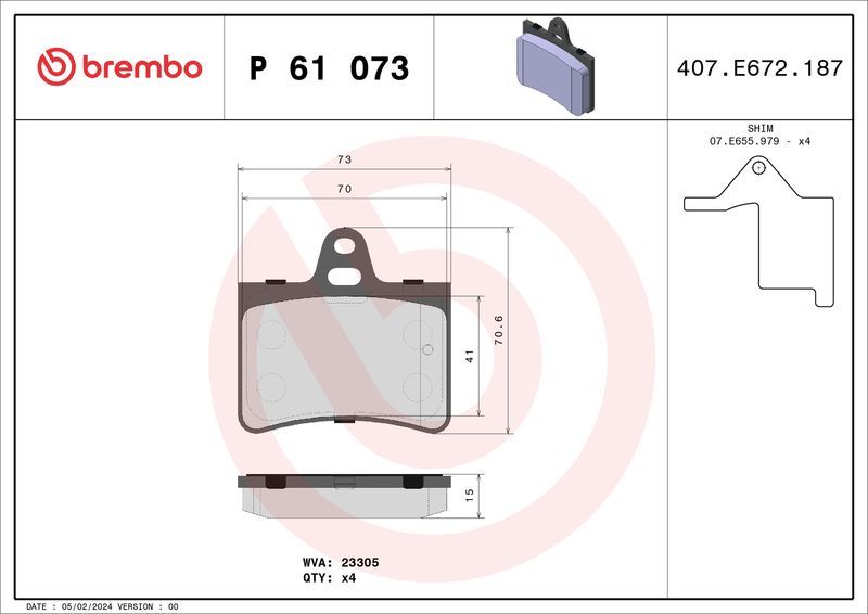 Brembo P61073