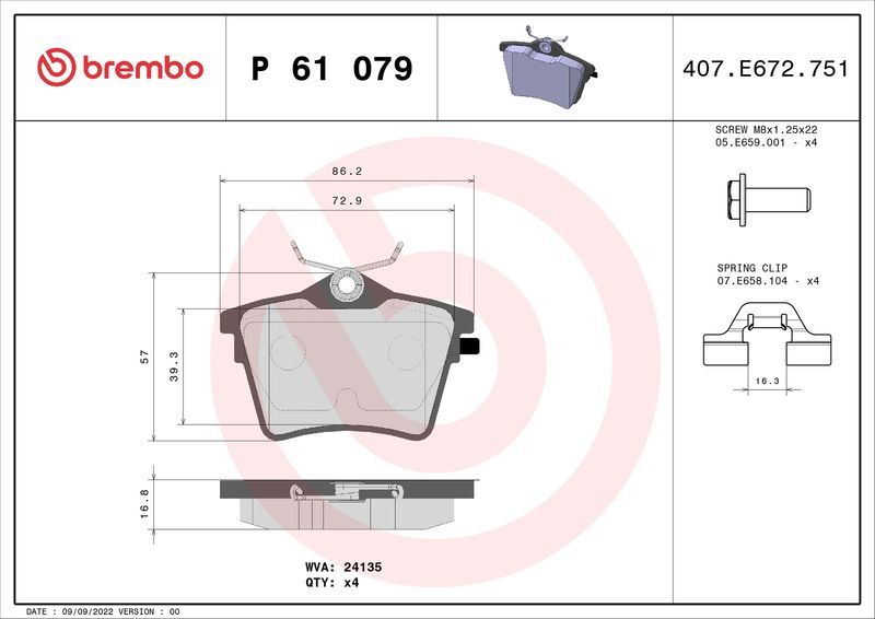 Brembo P61079