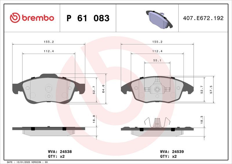 Brembo P61083