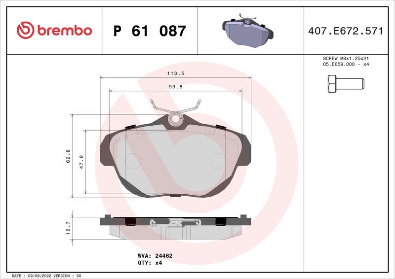 Brembo P61087