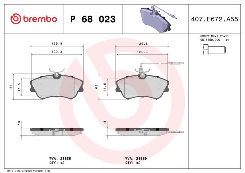 Brembo P68023