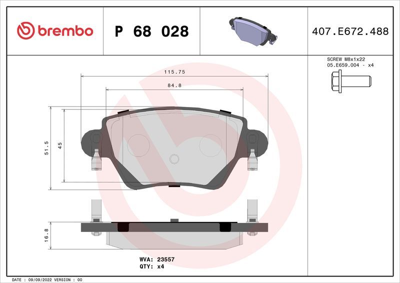 Brembo P68028