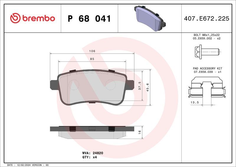 Brembo P68041