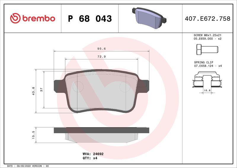 Brembo P68043