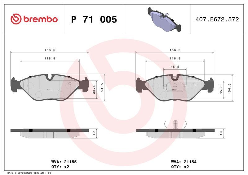 Brembo P71005