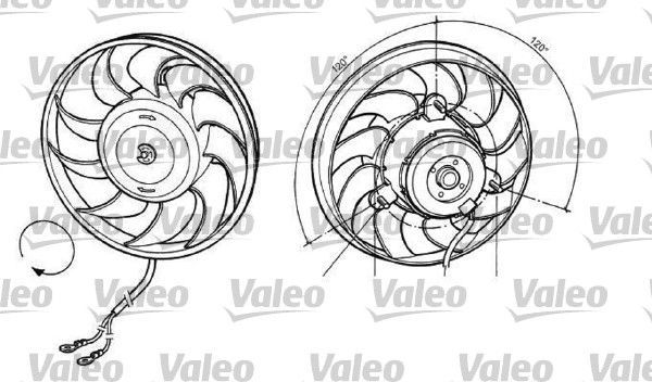 Valeo 696036 - Ventilátor motora -