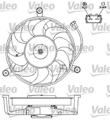 Valeo 696043 - Ventilátor motora -