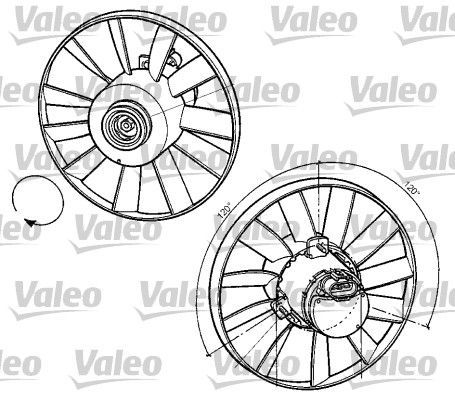 Valeo 696059 - Ventilátor motora -