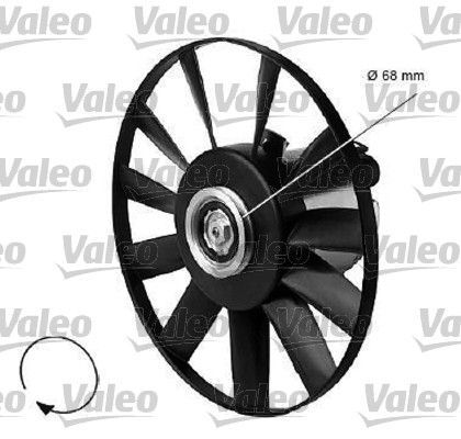 Valeo 696067 - Ventilátor motora -