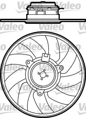 Valeo 696079 - Ventilátor motora -