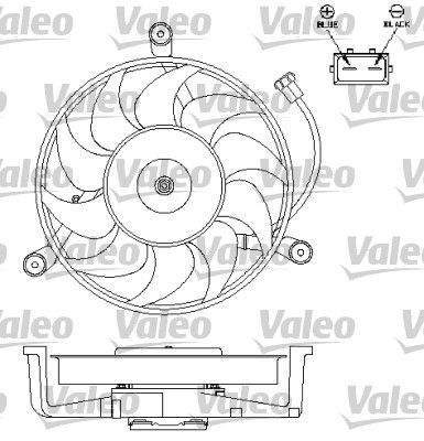 Valeo 696179 - Ventilátor motora -