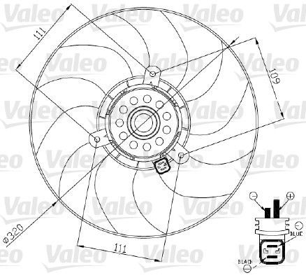 Valeo 696188 - Ventilátor motora -