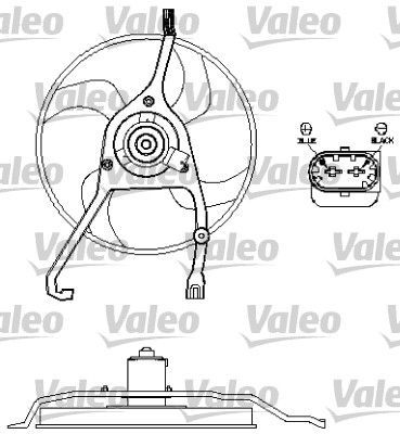 Valeo 696210 - Ventilátor motora -